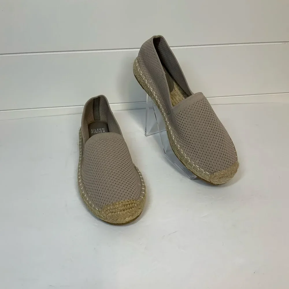 Eileen Fisher Live Knit Espadrille Flats Size 6 NWOT
